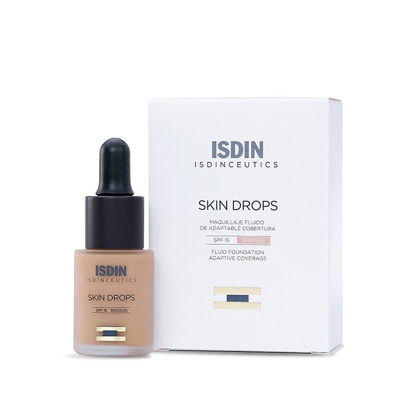 Isdinceutics Skin Drops Bronze Maquillaje Fluido (15 ml)