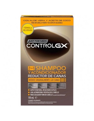 Control GX Reductor de Canas 2 en 1 Champu y Acondicionador - 118 ml