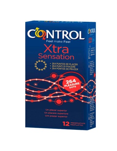 Control Xtra Sensation Preservativos - 12 Unidades