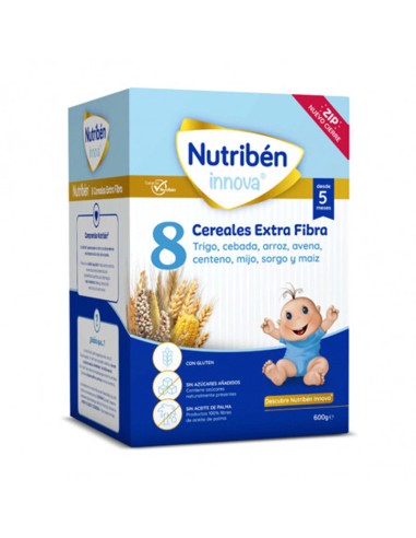 Nutriben Innova 8 Cereales Extra Fibra - 600 g
