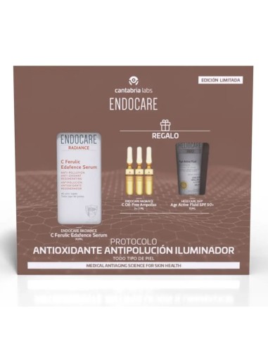Endocare Radiance Pack Protocolo Antipolución Iluminador - Edición Limitada