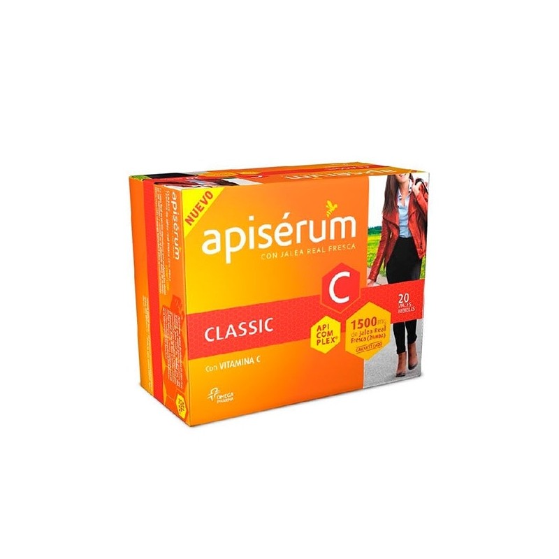 Apisérum Classic – 20 Viales Bebibles de 1500 mg