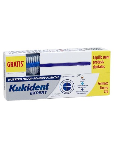 Kukident Expert Pack Crema + Cepillo - 57 g