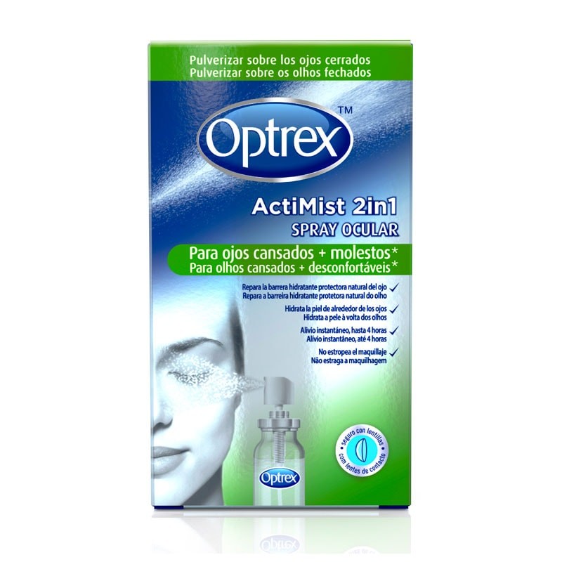 Optrex ActiMist 2 en 1 Spray para Ojos Candados y Molestos (10 ml)