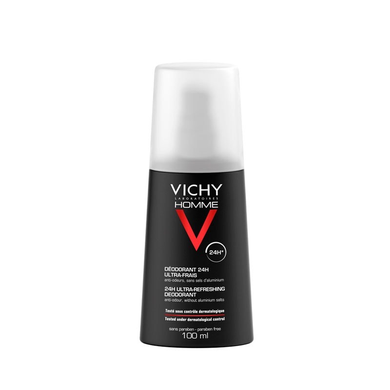 Vichy Homme Desodorante Vaporizador Ultra Fresco Piel Sensible (100 ml)