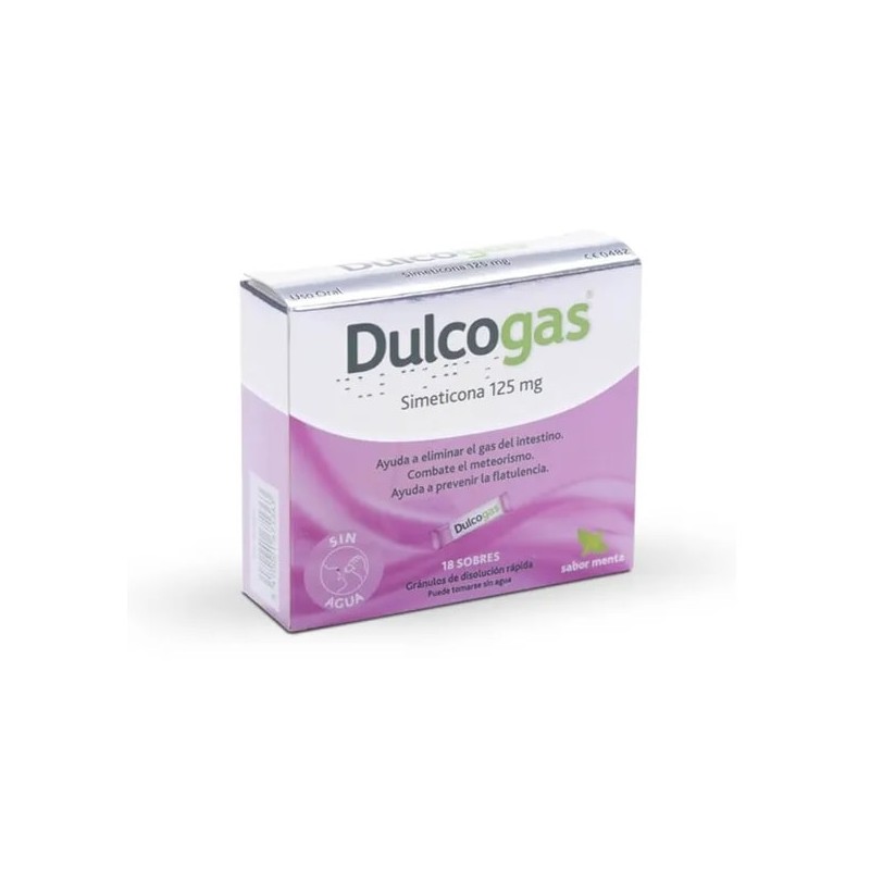 Dulcogas Simeticona 125 mg – 18 Sobres