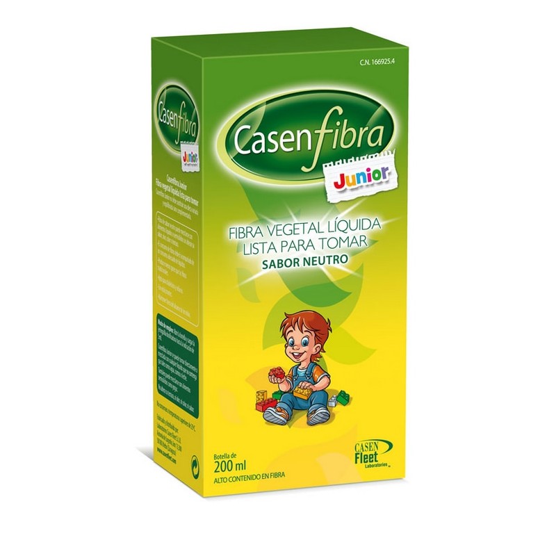 CasenFibra Junior Fibra Vegetal Liquida Sabor Neutro (200 ml)