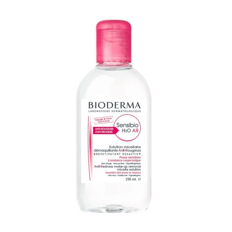 Bioderma Sensibio H2O AR Solución Micelar para Piel con Rojeces (250 ml)