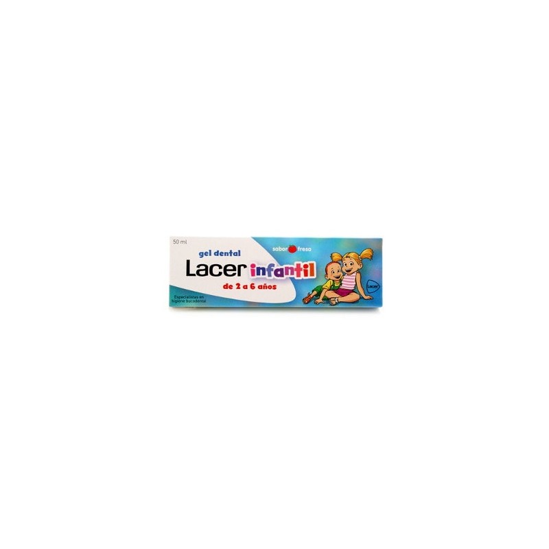 LACER Infantil Gel Dental Sabor a Fresa (50 ml)