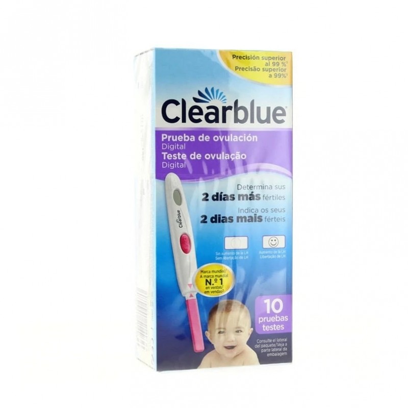 Clearblue Prueba de Ovulación Digital – 10 Unidades