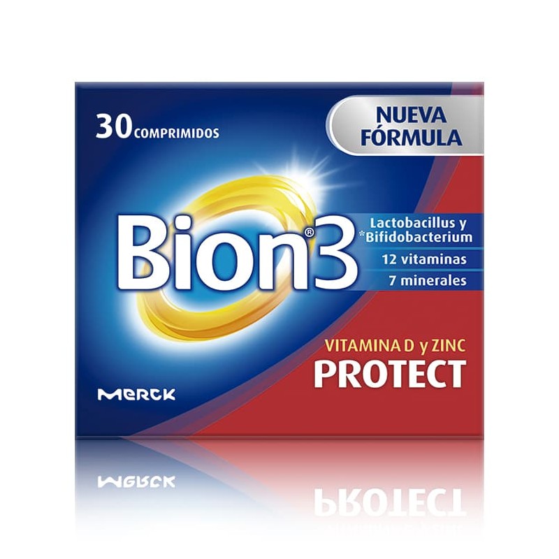 Bion3 Protect Vitamina D y Zinc – 30 Comprimidos