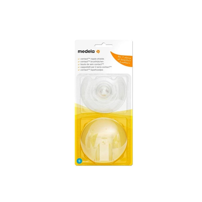 Medela Pezoneras Contact L - 2 Unités + étui Pour Allaitement, Tailles 16/20/24 Mm