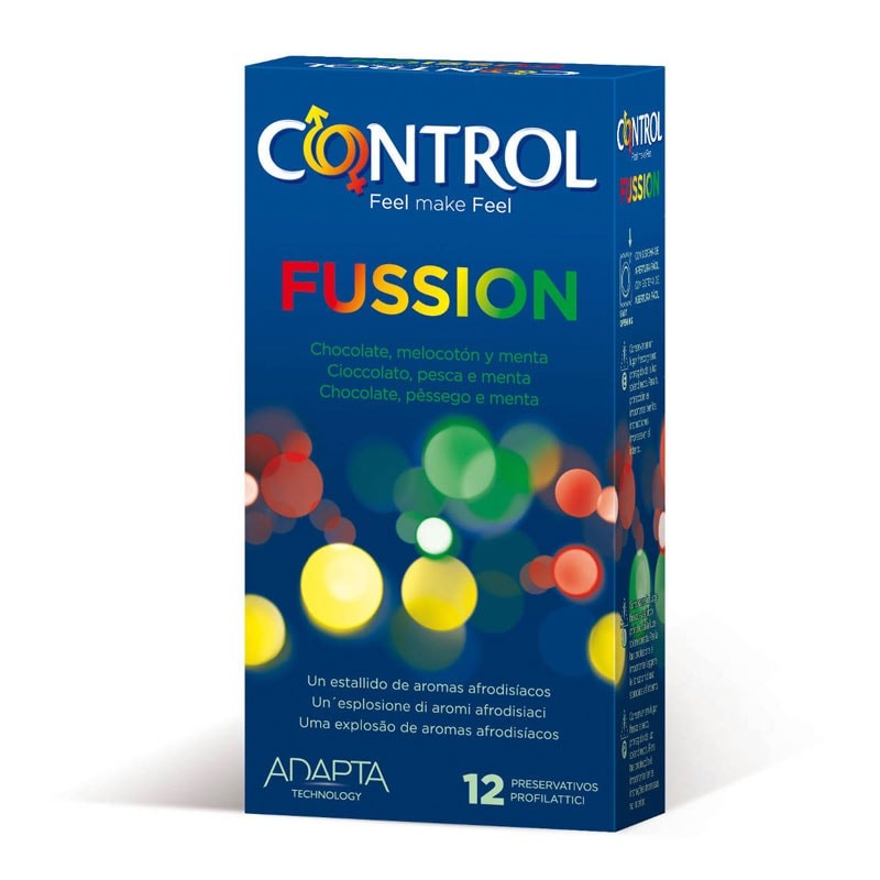 Control Fussion Preservativos Sex Senses – 12 Unidades