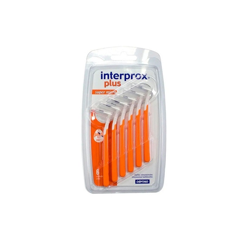 DentAid Interprox Plus Super Micro Cepillos Interproximales de 0.7 mm - 6 Unidades