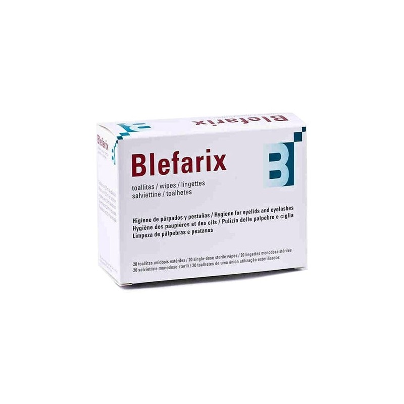 LV Blefarix Toallitas Higiene Periocular – 20 Unidades