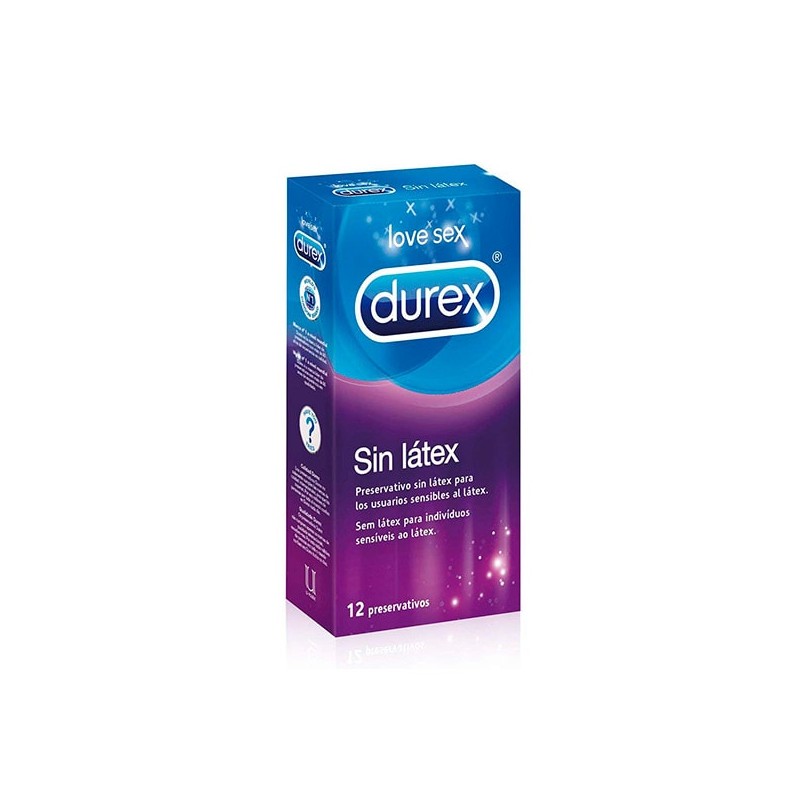 Durex Preservativo Sin Látex – 12 Unidades