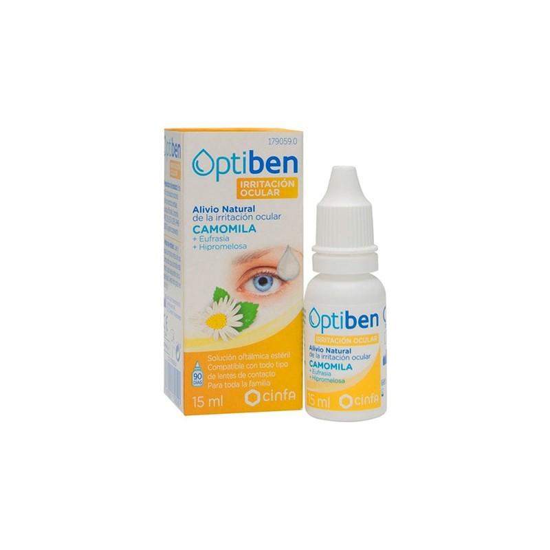 Cinfa Optiben Irritación Ocular Solución Oftálmica (15 ml)