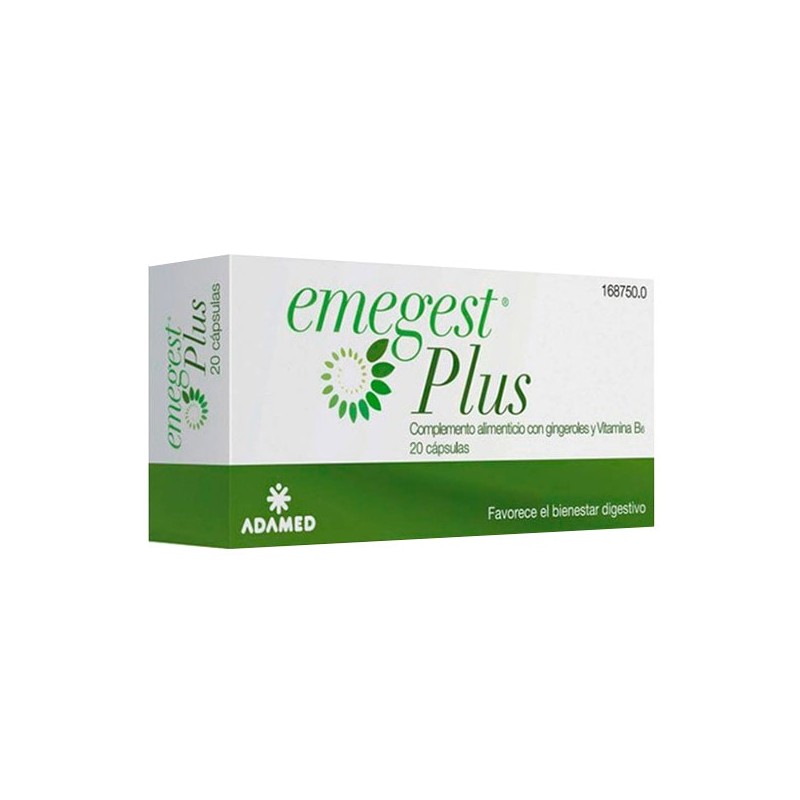 Emegest Plus ADAMED Complemento Alimenticio - 20 Cápsulas