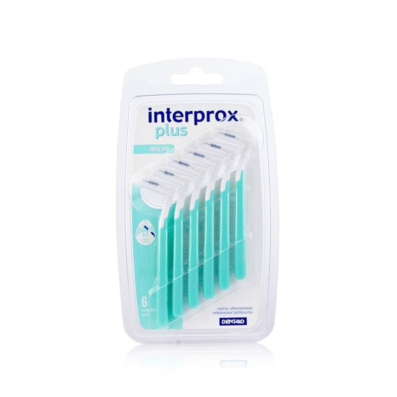 DentAid Interprox Plus Micro Cepillos Interproximales de 0.9 mm – 6 Unidades
