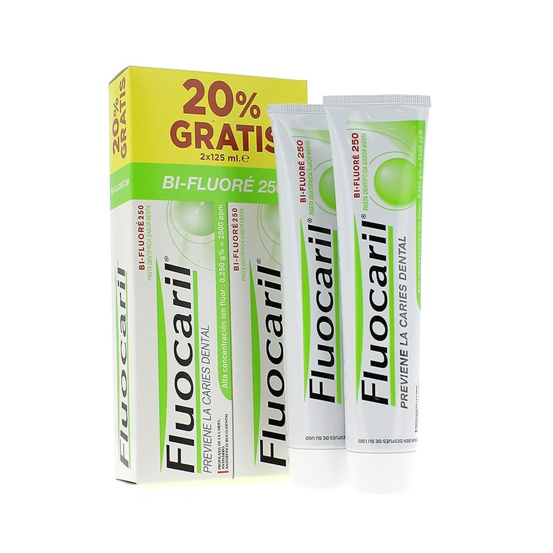 Fluocaril Bi-Fluoré 250 Pasta Dental Duplo (2 x 125 ml)
