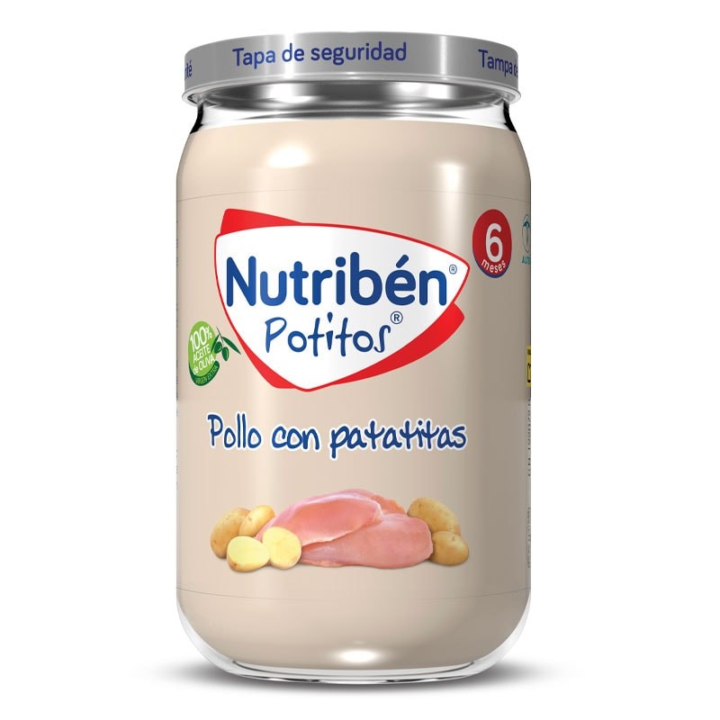 Nutribén Potitos Pollo con Patatitas +6 Meses (235 g)