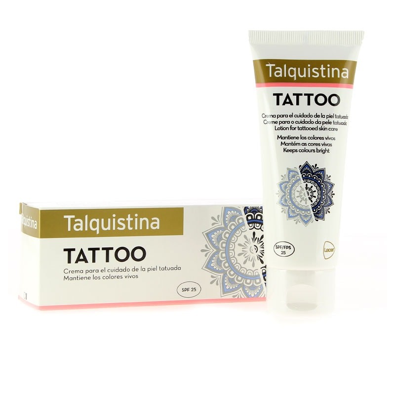 Talquistina Tattoo SPF 25 Crema para Piel Tatuada (70 ml)