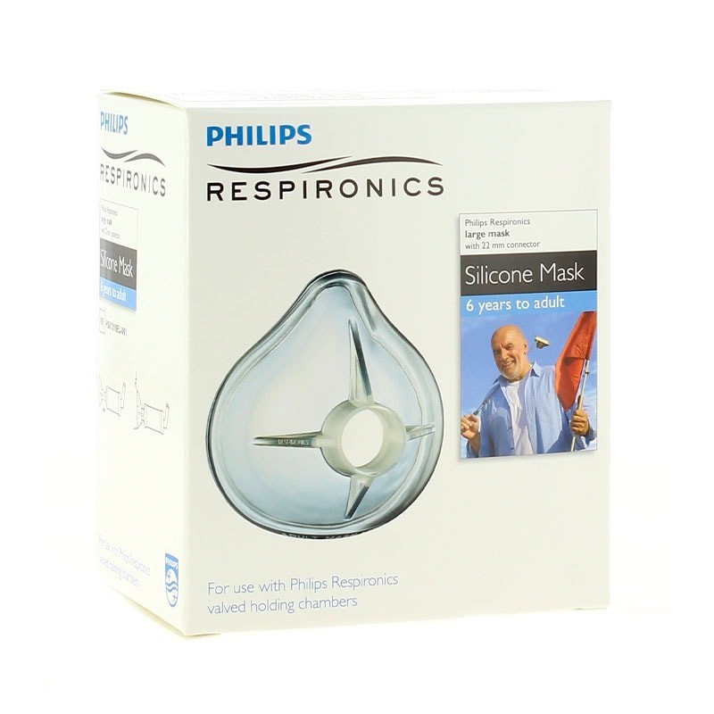 Philips Respironics Mascarilla de Silicona Grande de 6 años a Adulto - 1 Unidad