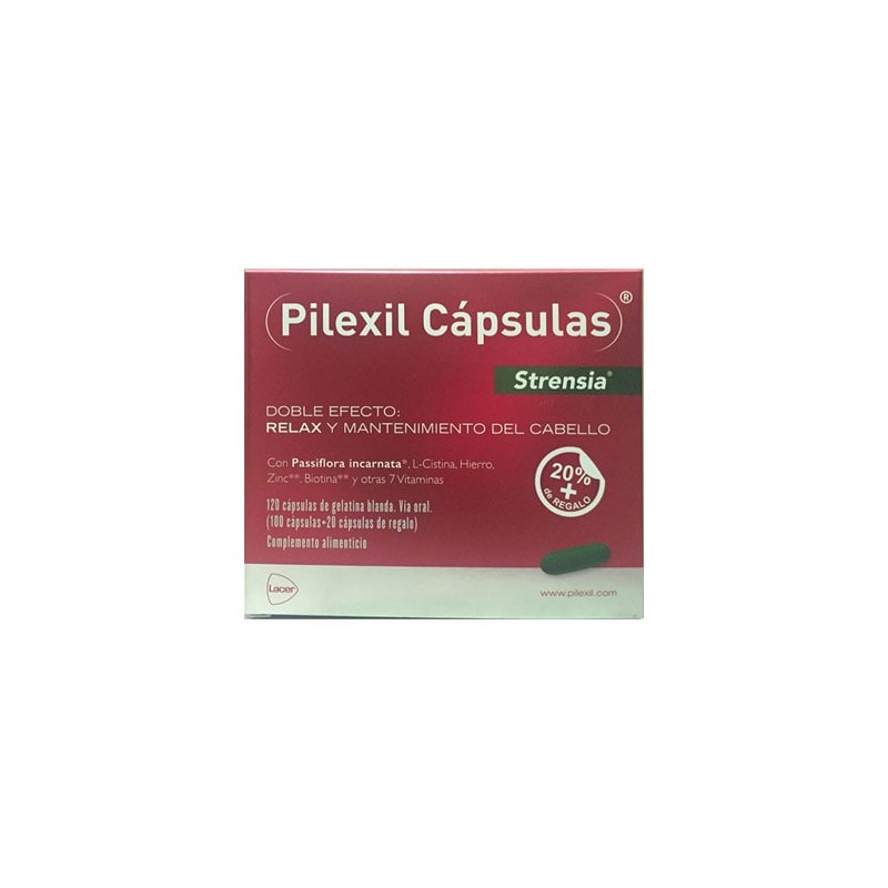 Pilexil Strensia Doble Efecto – 120 Cápsulas