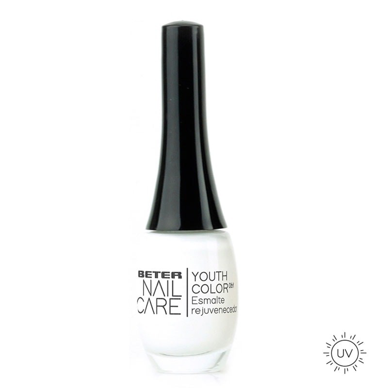Beter Nail Care Youth Color Esmalte Rejuvenecedor 061 White French Manicure (11 ml)