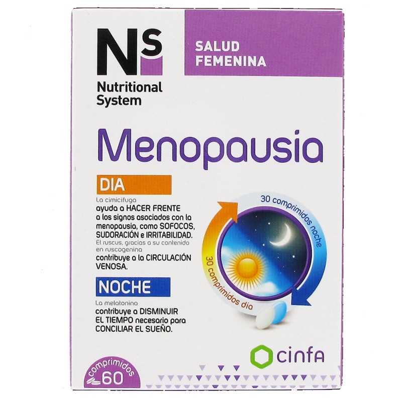 Ns Menopausia Día - Noche Salud Femenina – 60 Comprimidos