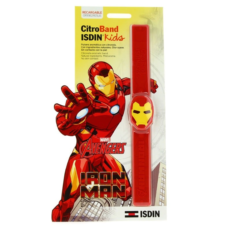 CitroBand ISDIN Kids Iron-Man Pulsera Antimosquitos + 2 Recambios