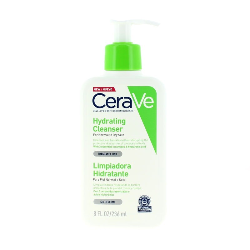CeraVe Limpiadora Hidratante para Piel Normal a Seca (236 ml)