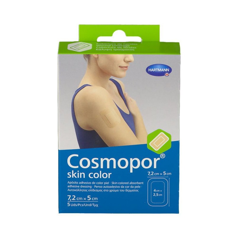 Hartmann Cosmopor Skin Color Apósito Adhesivo (7,2 x 5 cm) – 5 Unidades