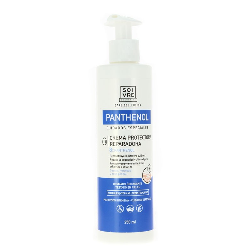 SOIVRE Panthenol Crema Protectora y Reparadora (250 ml)