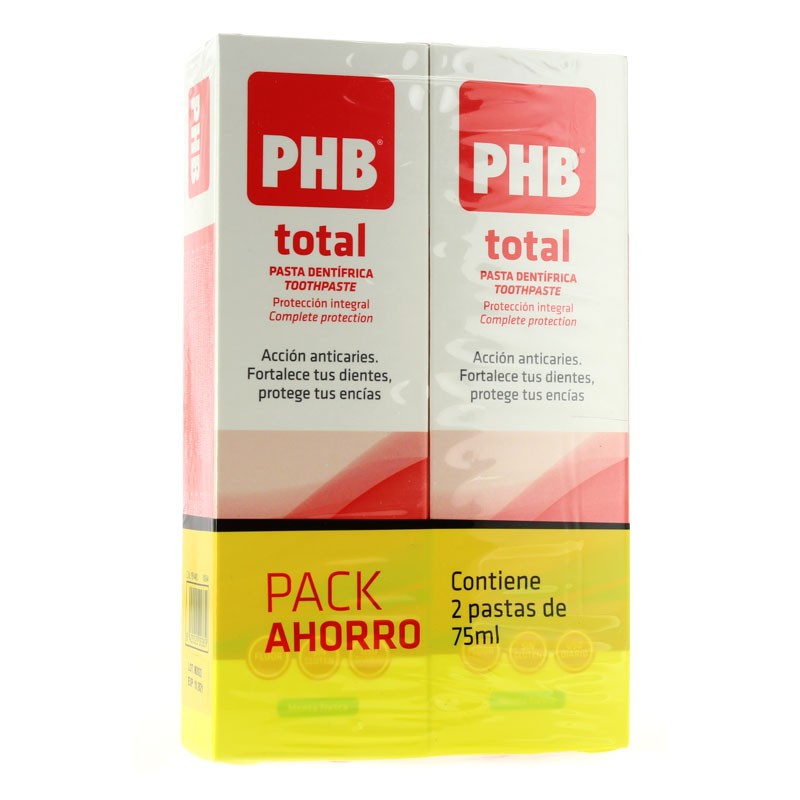 PHB Total Pasta Dentífrica Duplo (2 x 75 ml)