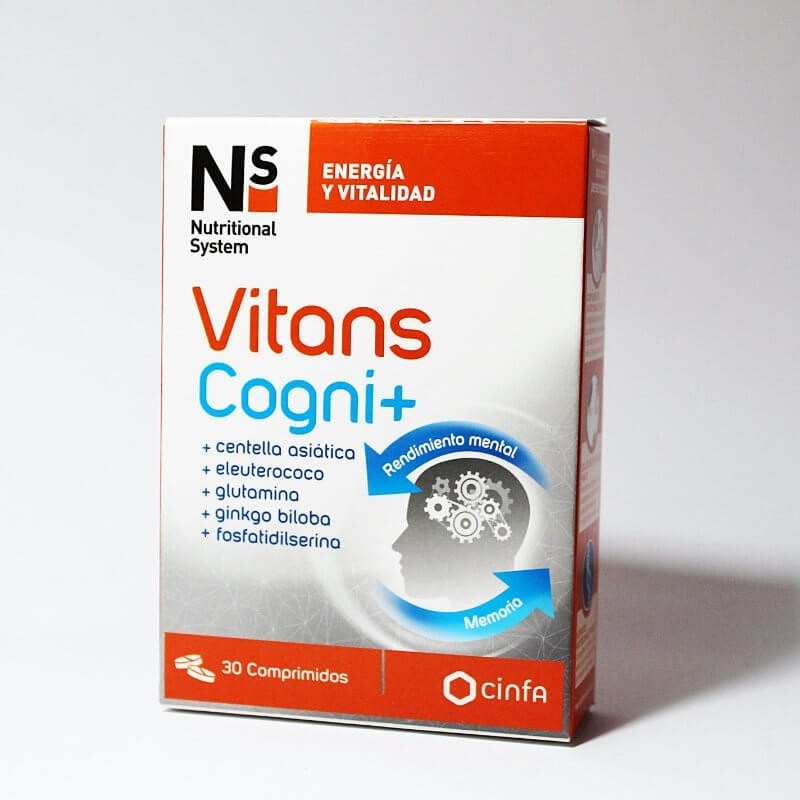 Ns Vitans Cogni+ Energía y Vitalidad – 30 Comprimidos