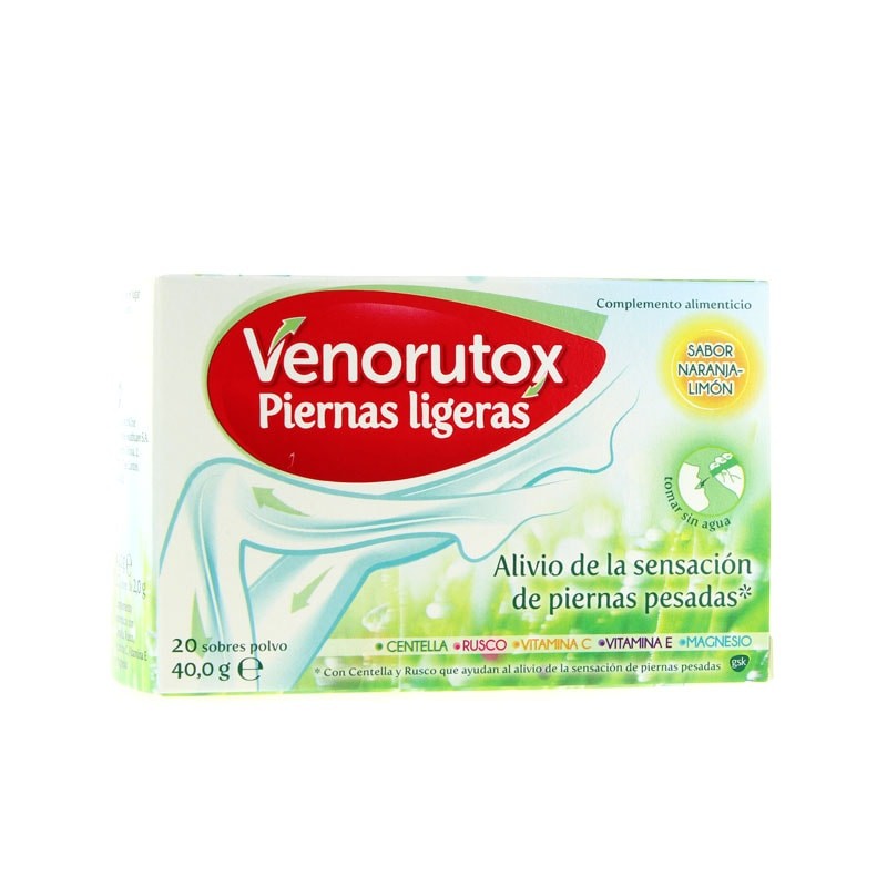 Venorutox Piernas Ligeras – 20 Sobres