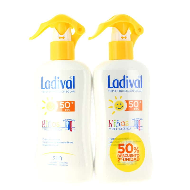 Ladival Niños Spray SPF 50+ Piel Atópica Duplo (2 x 200 ml)