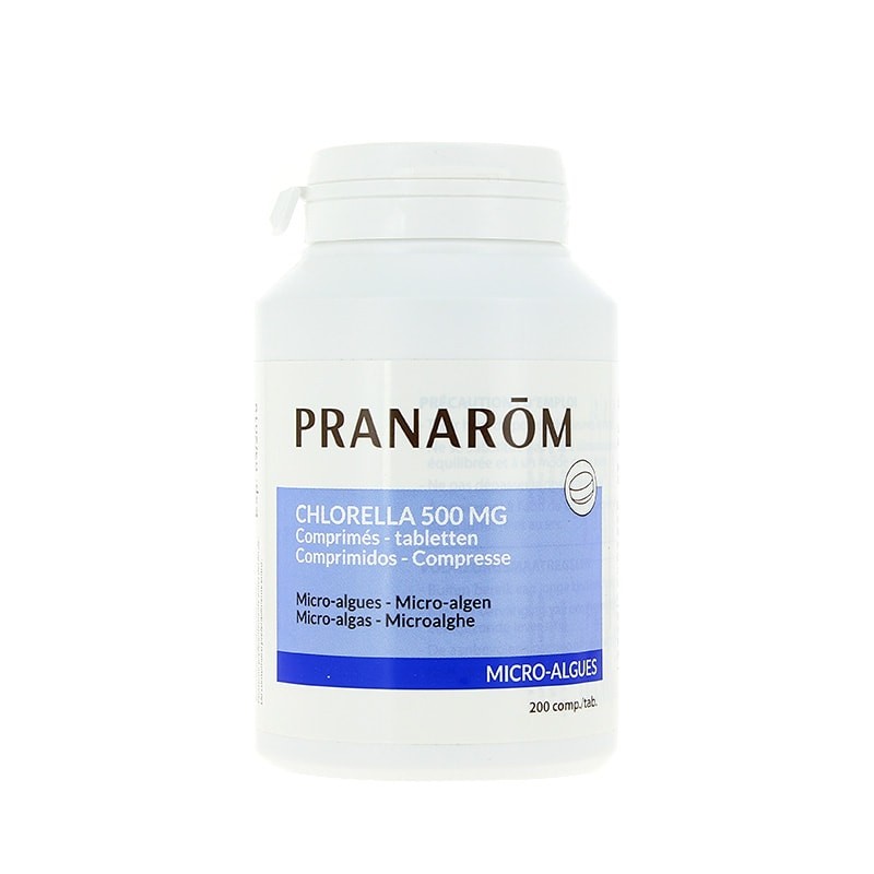 Pranarôm Microalgas Chlorella 500 mg - 200 Comprimidos