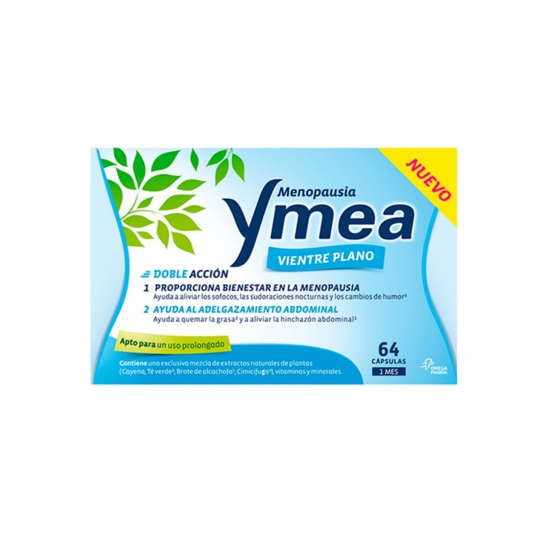 Omega Pharma Ymea Menopausia Vientre Plano – 64 Cápsulas
