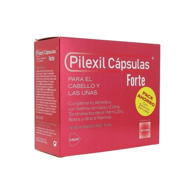 Pilexil Cápsulas Forte para el Cabello y las Uñas – 150 Cápsulas