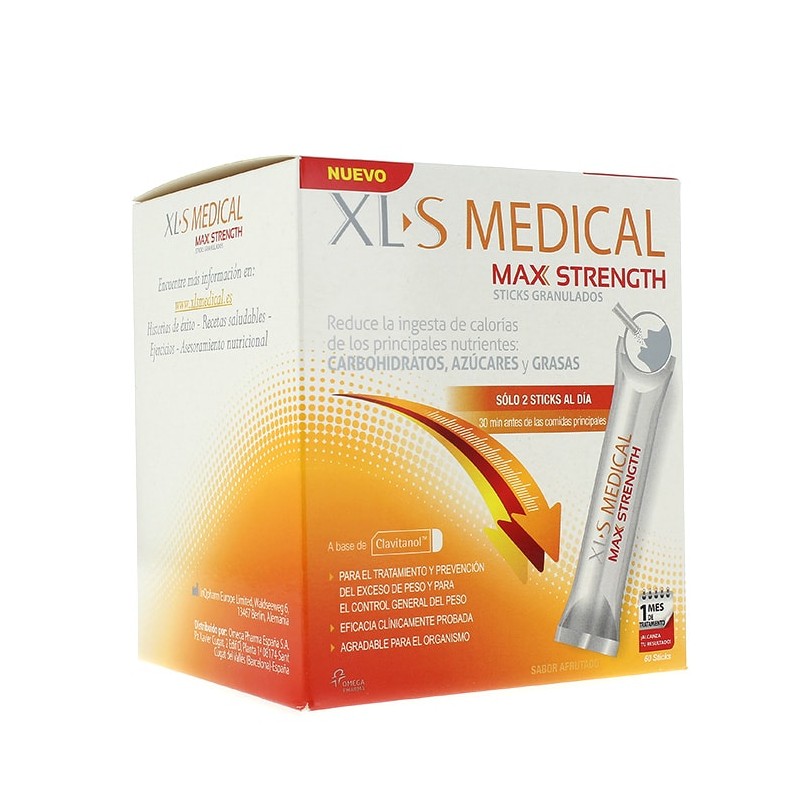 XL-S Medical Max Strenght – 60 Sticks Granulados