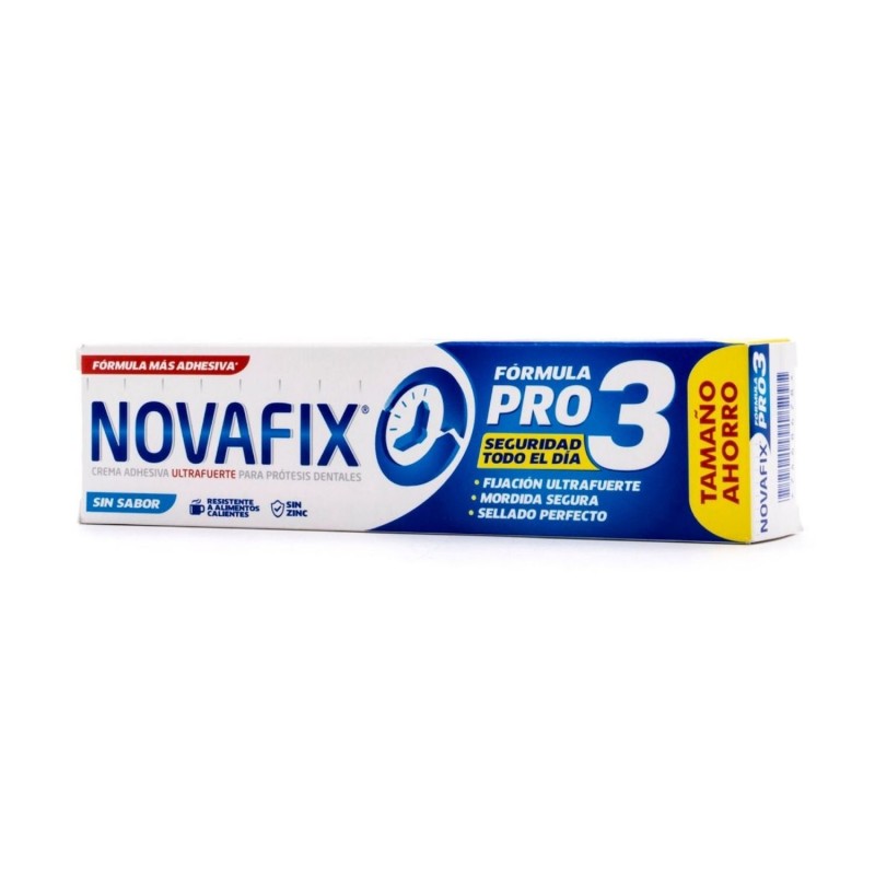 Novafix Formula Pro 3 Crema Adhesiva Ultra Fuerte para Prótesis Dental (70 g)