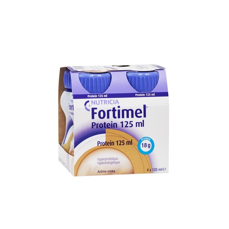Fortimel Protein - 4 Botellas 125 ml Sabor Tropical Jengibre