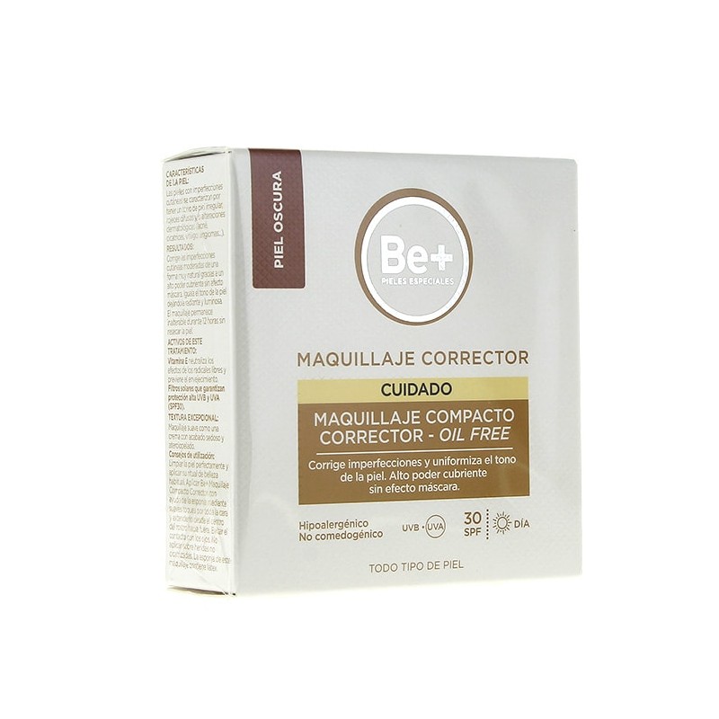 Be+ Maquillaje Compacto SPF 30 Piel Oscura (10 gr)