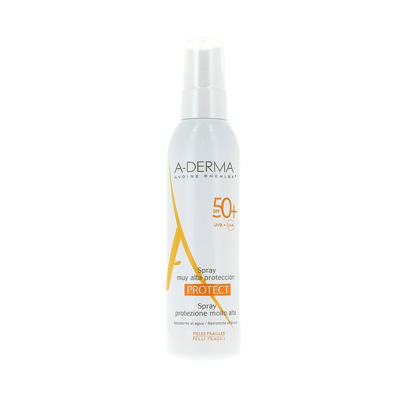 A-Derma Protect Spray para Adultos SPF50+ (200 ml)