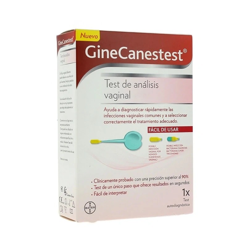 GineCanestest Test de Análisis Vaginal – 1 Unidad